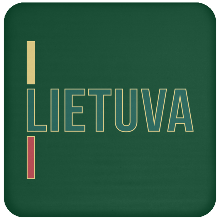 Lietuva III - High Gloss Coaster