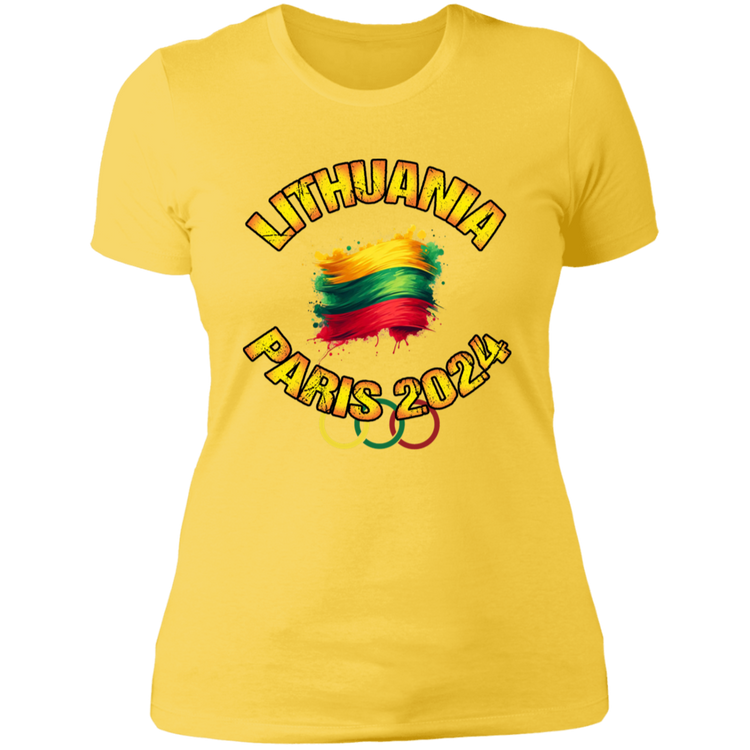 Team Lithuania 2024 Olympics - Women's Next Level Boyfriend Tee