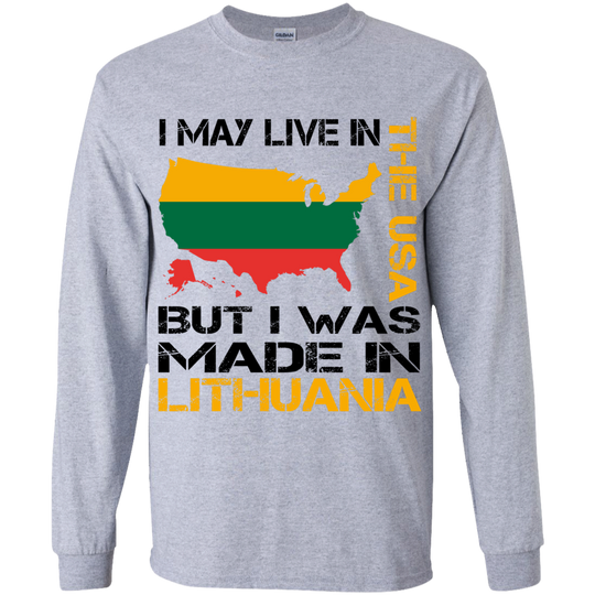 Made in Lithuania - Boys Youth Classic Long Sleeve T-Shirt