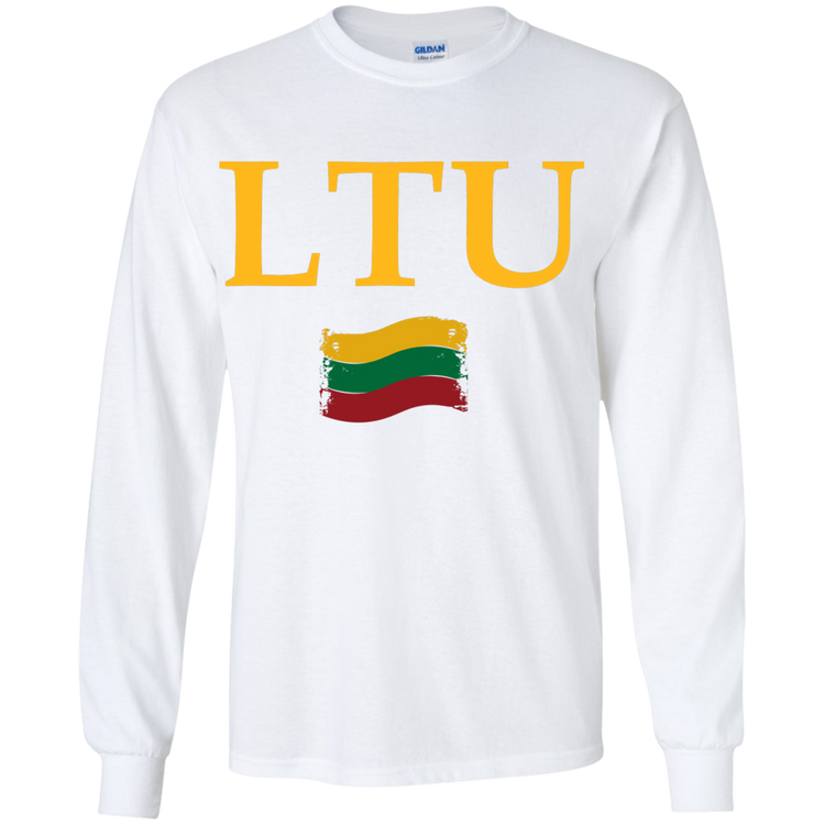 Lietuva LTU - Boys Youth Basic Long Sleeve T-Shirt