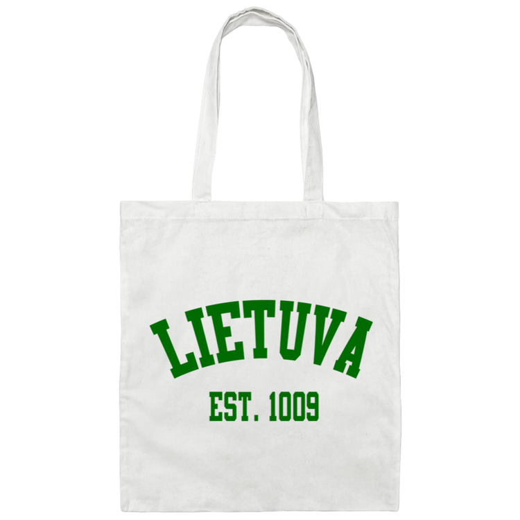 Lietuva Est. 1009 - Canvas Tote Bag