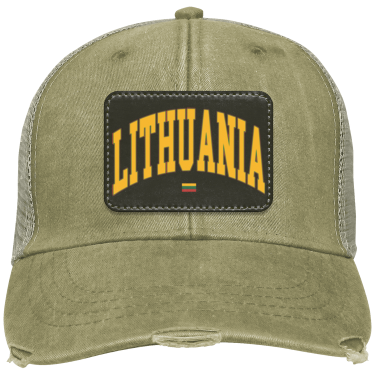 Lithuania Distressed Ollie Cap - Rectangle Patch