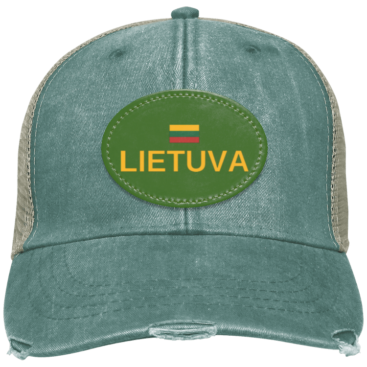 Lietuva Jersey Distressed Ollie Cap - Oval Patch