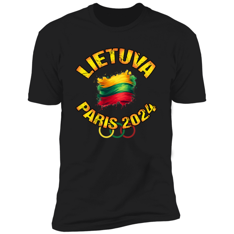 Team Lietuva 2024 Olympics - Men's Next Level Premium Short Sleeve T-Shirt