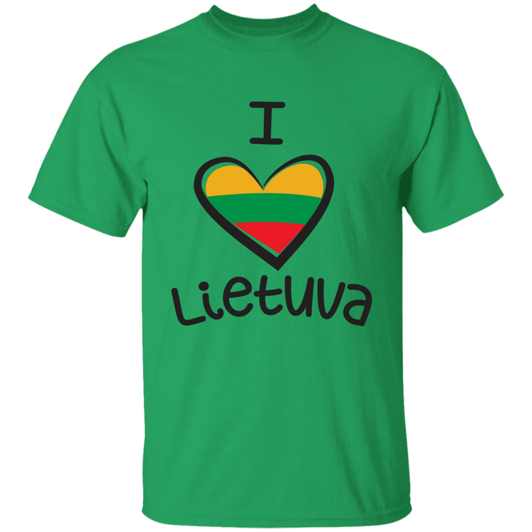 I Love Lietuva - Boys/Girls Youth Classic Short Sleeve T-Shirt