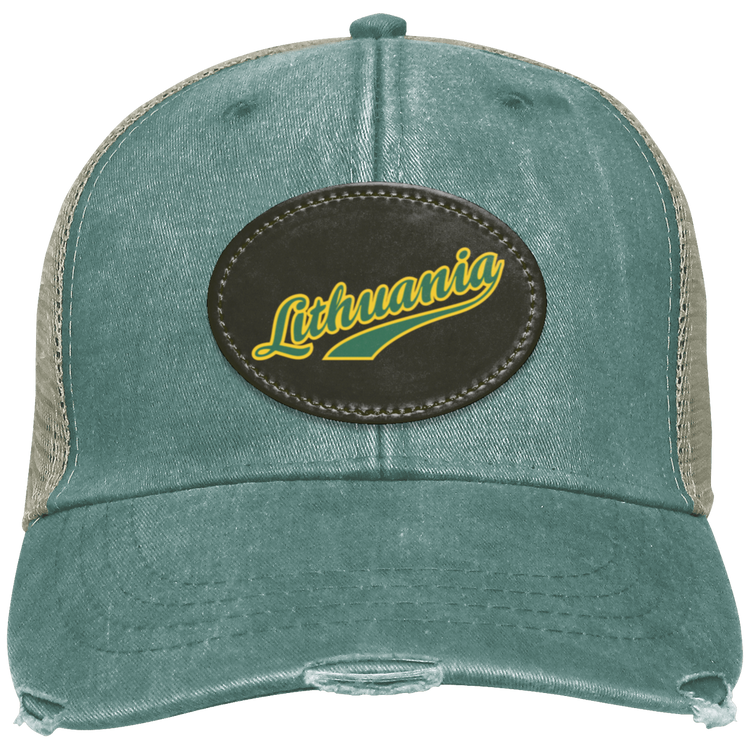 Lithuania - Distressed Ollie Cap - Oval Patch