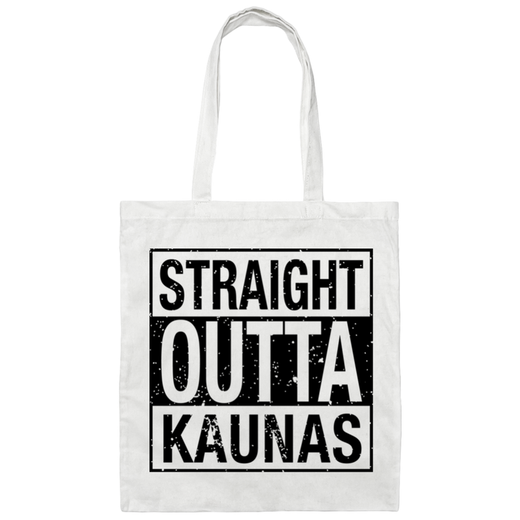 Straight Outta Kaunas - Canvas Tote Bag