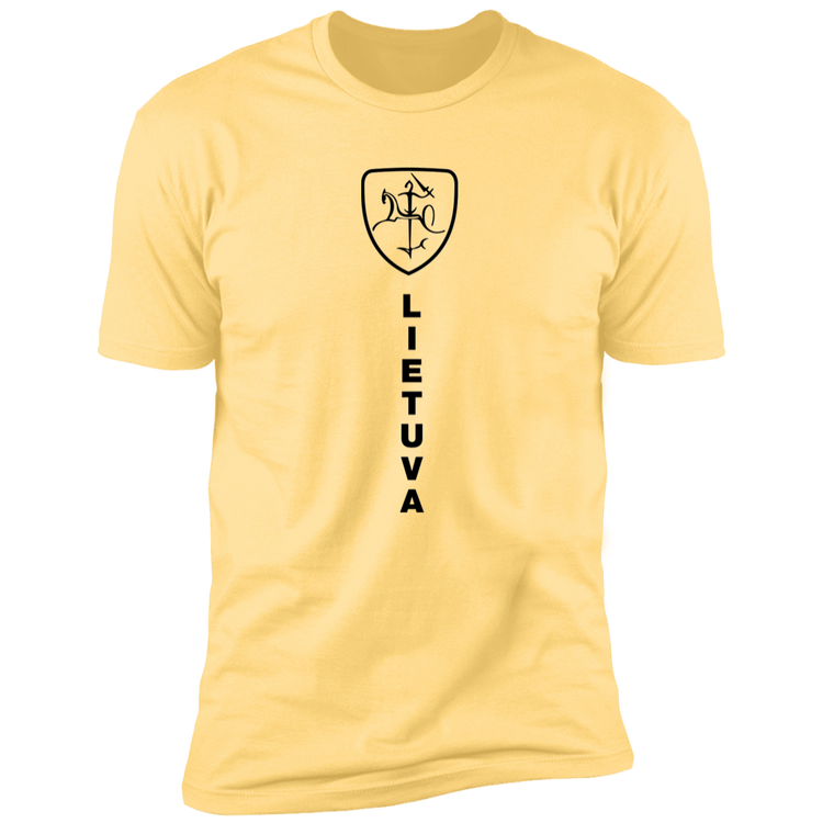 Vytis Shield Lietuva - Men's Next Level Premium Short Sleeve T-Shirt