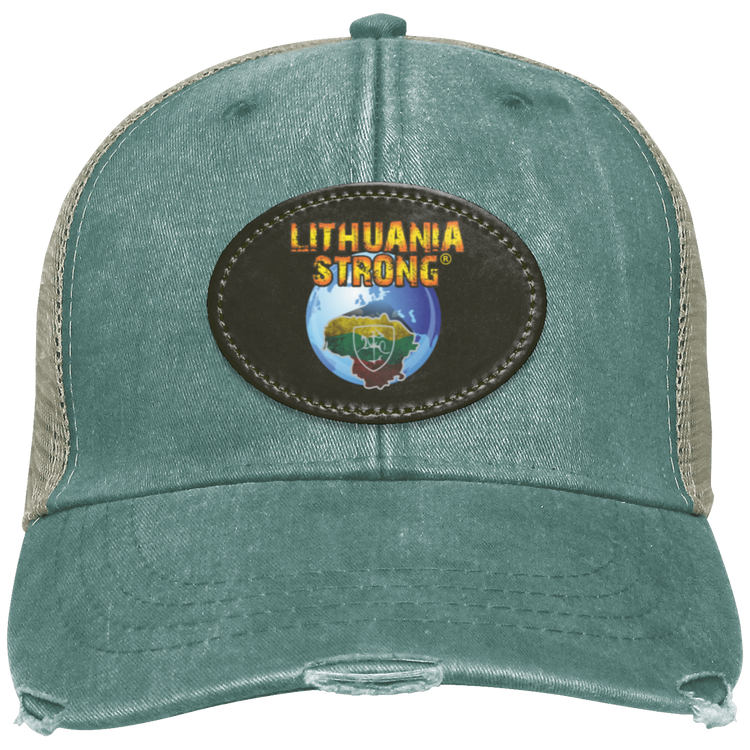 Lithuania Strong Distressed Ollie Cap - Oval Patch