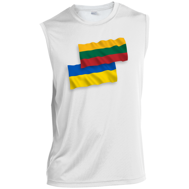 Lithuania Ukraine Flag - Men's Sleeveless Activewear Performance T