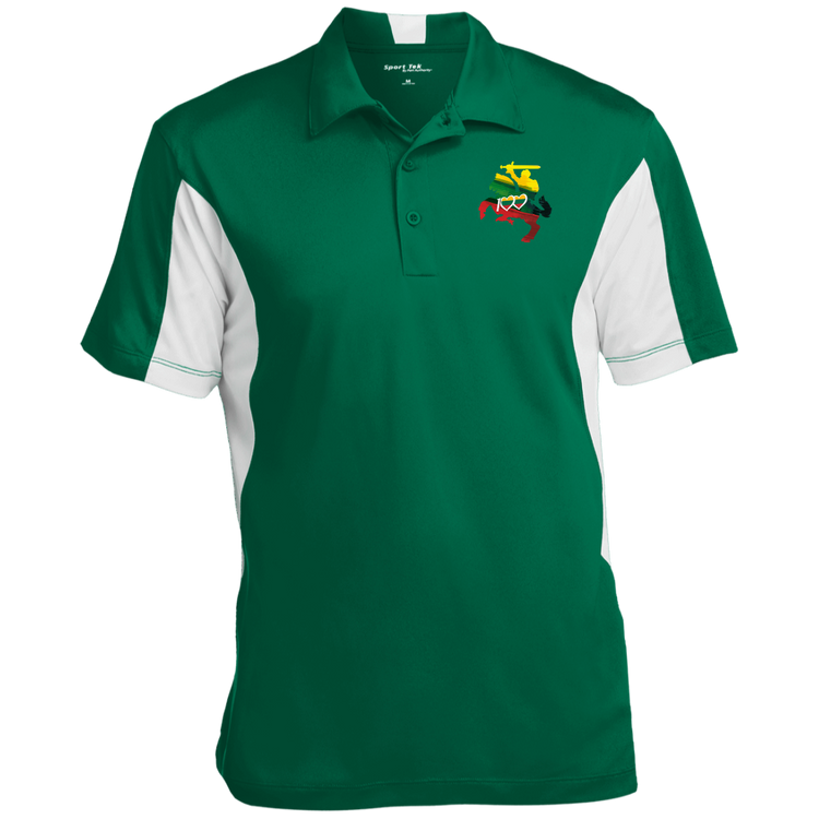 Lithuanian Knight - Men's Colorblock Performance Polo