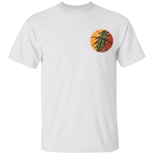 Basketball Bolt - Boys/Girls Youth Basic Short Sleeve T-Shirt