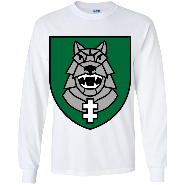 Gelezinis Vilkas - Boys Youth Classic Long Sleeve T-Shirt - Lithuania Strong