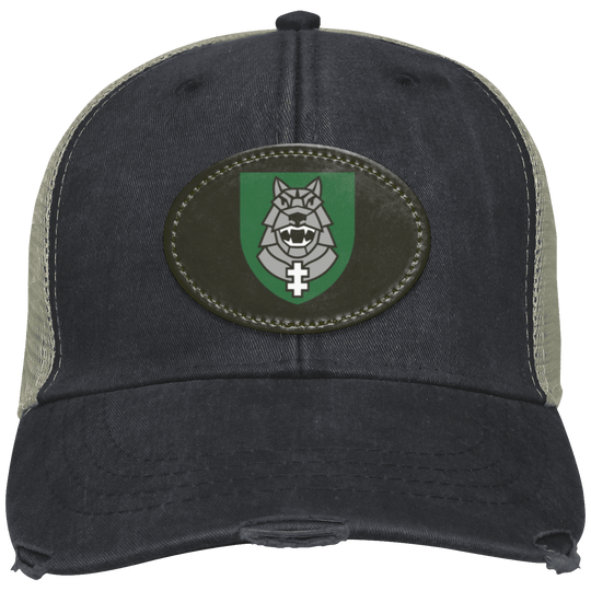 Gelezinis Vilkas - Distressed Ollie Cap - Oval Patch - Lithuania Strong