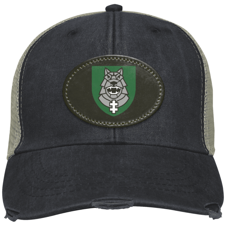 Gelezinis Vilkas - Distressed Ollie Cap - Oval Patch - Lithuania Strong