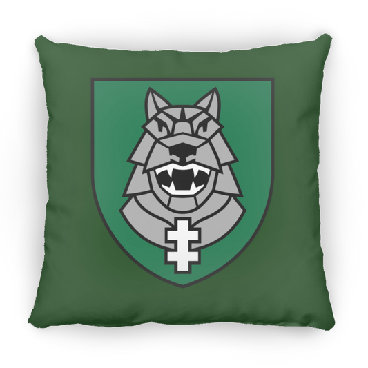 Gelezinis Vilkas - Large Square Pillow - Lithuania Strong