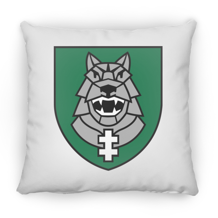 Gelezinis Vilkas - Large Square Pillow - Lithuania Strong