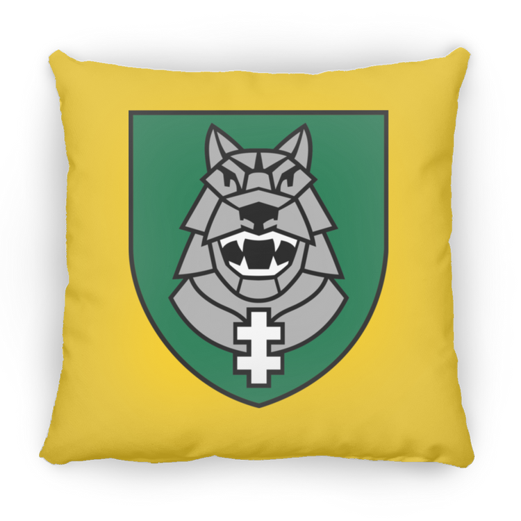 Gelezinis Vilkas - Large Square Pillow - Lithuania Strong