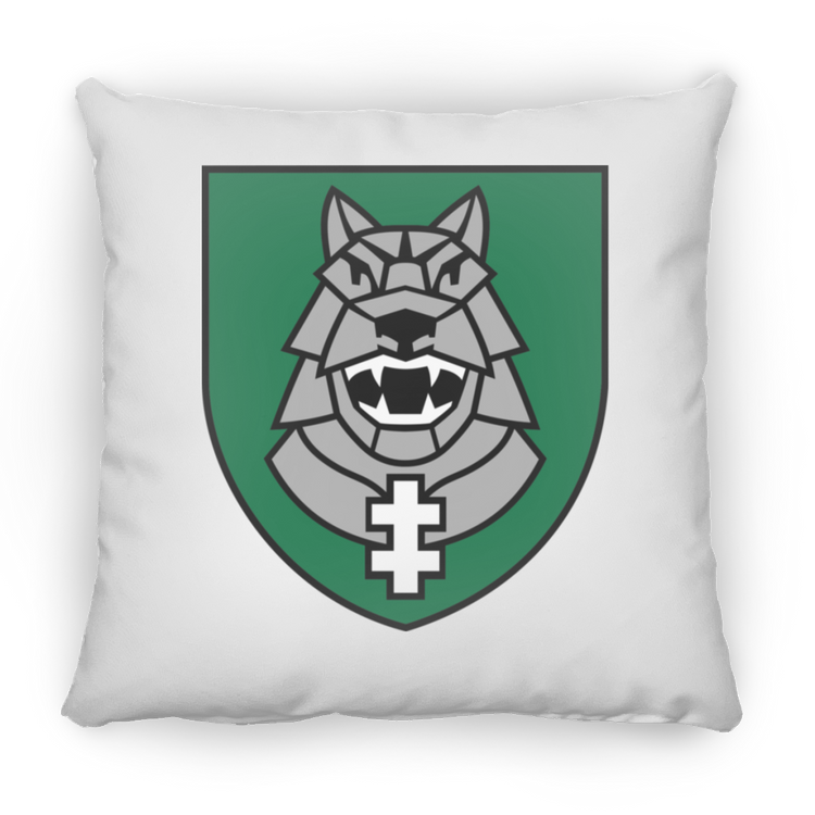 Gelezinis Vilkas - Small Square Pillow - Lithuania Strong