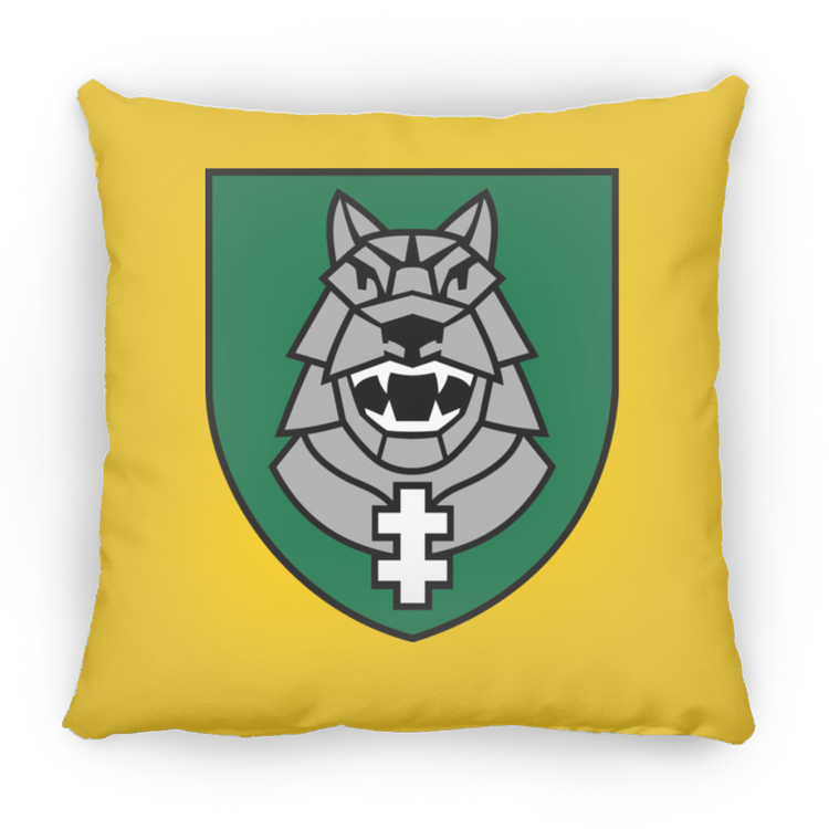 Gelezinis Vilkas - Small Square Pillow - Lithuania Strong