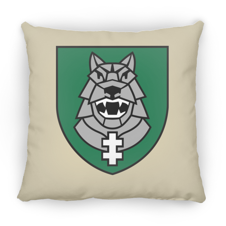 Gelezinis Vilkas - Small Square Pillow - Lithuania Strong