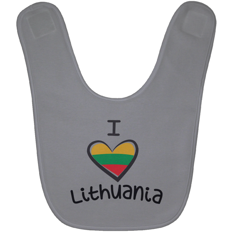 I Love Lithuania - BABYBIB Baby Bib - Lithuania Strong