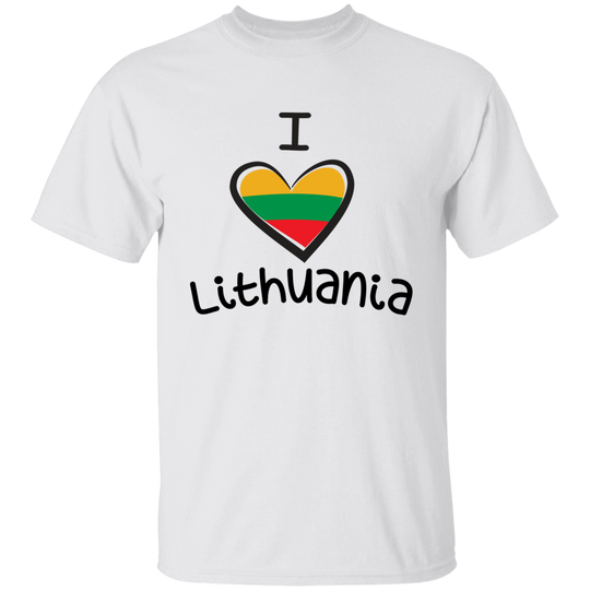 I Love Lithuania - BoysGirls Youth Classic Short Sleeve T-Shirt - Lithuania Strong
