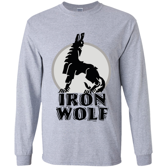 Iron Wolf LT - Boys Youth Classic Long Sleeve T-Shirt - Lithuania Strong