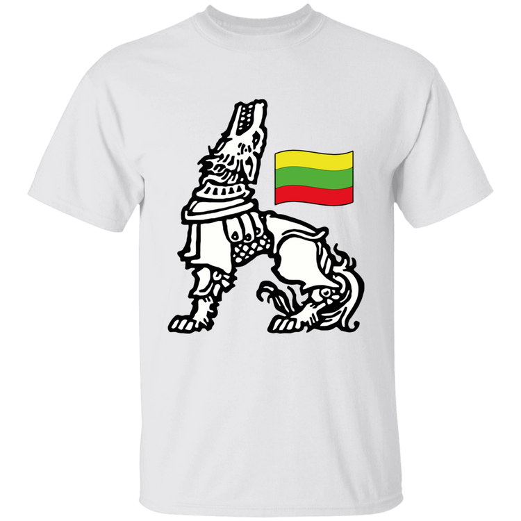 Iron Wolf Lietuva - BoysGirls Youth Classic Short Sleeve T-Shirt - Lithuania Strong