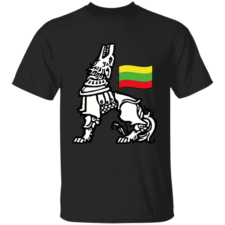 Iron Wolf Lietuva - BoysGirls Youth Classic Short Sleeve T-Shirt - Lithuania Strong