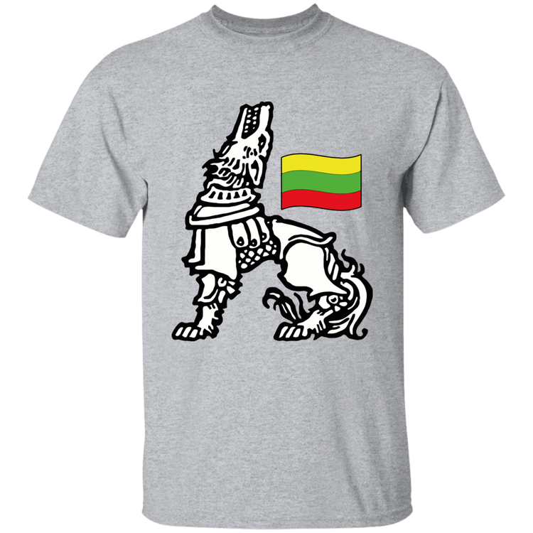 Iron Wolf Lietuva - BoysGirls Youth Classic Short Sleeve T-Shirt - Lithuania Strong
