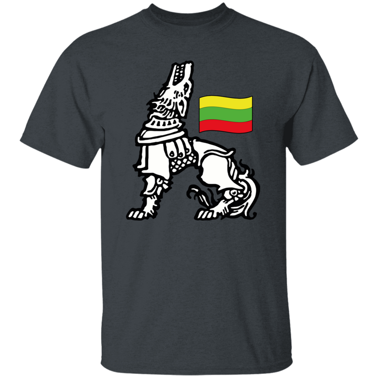 Iron Wolf Lietuva - Mens Classic Short Sleeve T-Shirt - Lithuania Strong