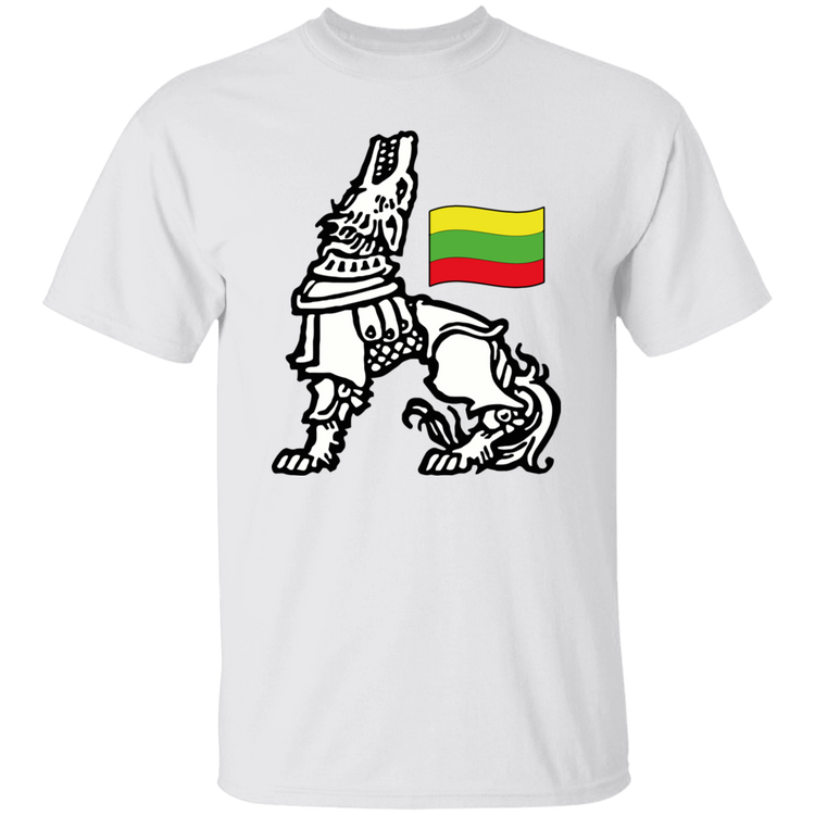Iron Wolf Lietuva - Mens Classic Short Sleeve T-Shirt - Lithuania Strong