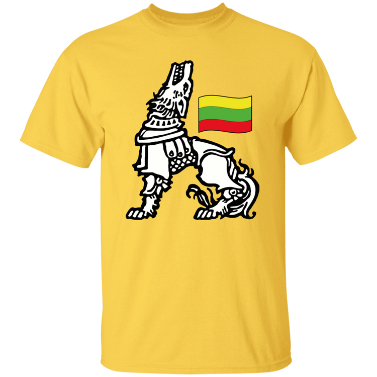 Iron Wolf Lietuva - Mens Classic Short Sleeve T-Shirt - Lithuania Strong