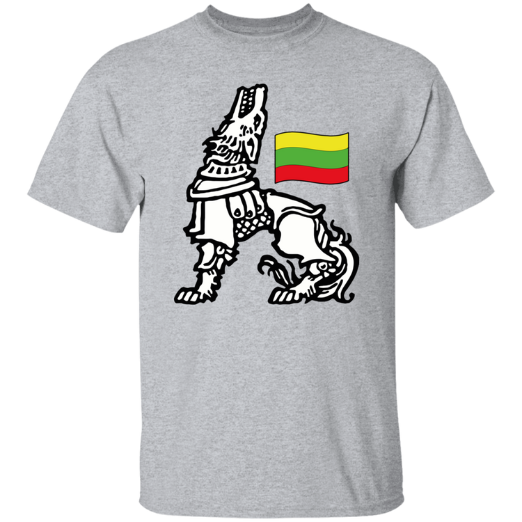 Iron Wolf Lietuva - Mens Classic Short Sleeve T-Shirt - Lithuania Strong
