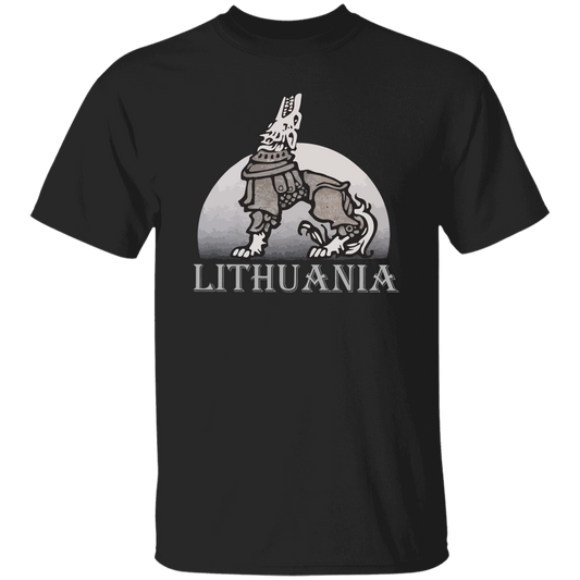 Iron Wolf Lithuania - Mens Classic Short Sleeve T-Shirt - Lithuania Strong