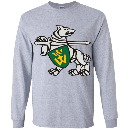 Iron Wolf Mindaugas - Boys Youth Classic Long Sleeve T-Shirt - Lithuania Strong