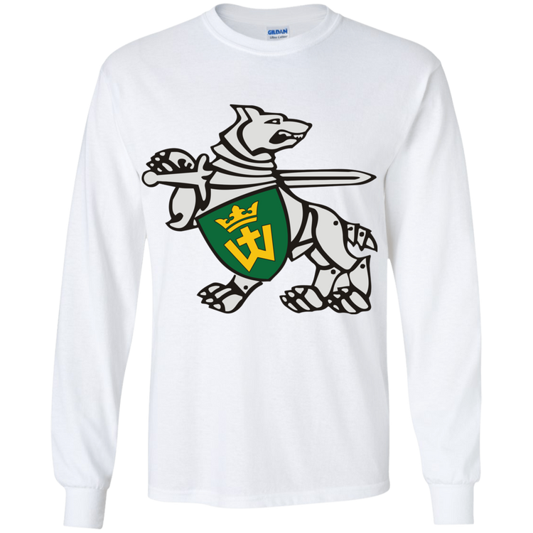 Iron Wolf Mindaugas - Boys Youth Classic Long Sleeve T-Shirt - Lithuania Strong