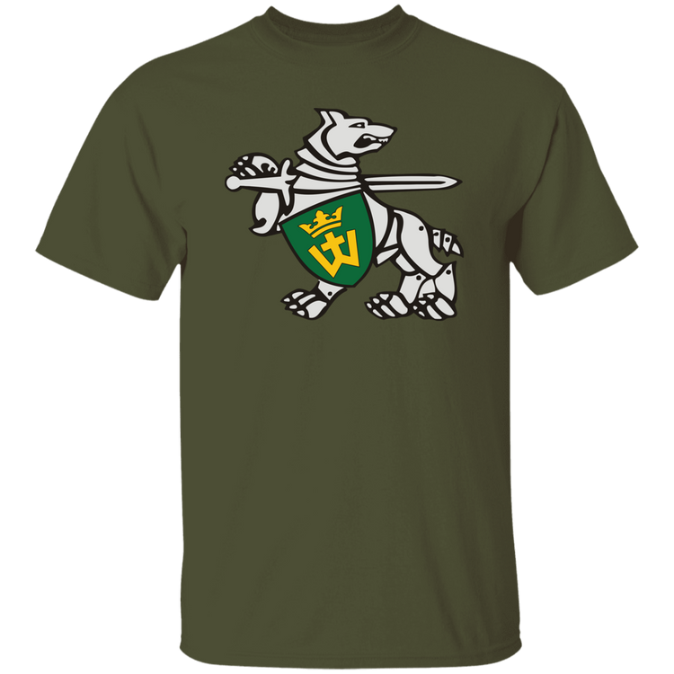 Iron Wolf Mindaugas - Mens Classic Short Sleeve T-Shirt - Lithuania Strong