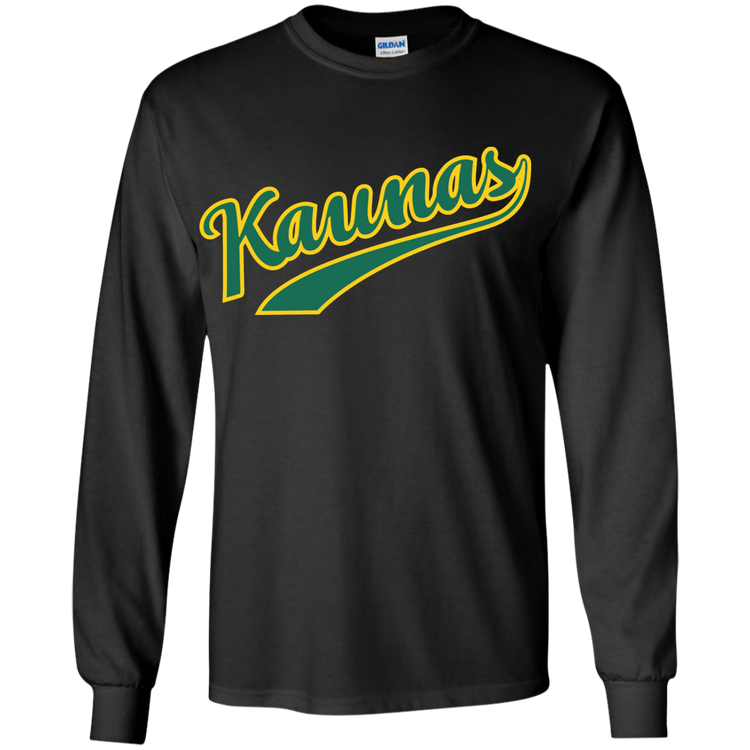 Kaunas - Boys Youth Classic Long Sleeve T-Shirt - Lithuania Strong