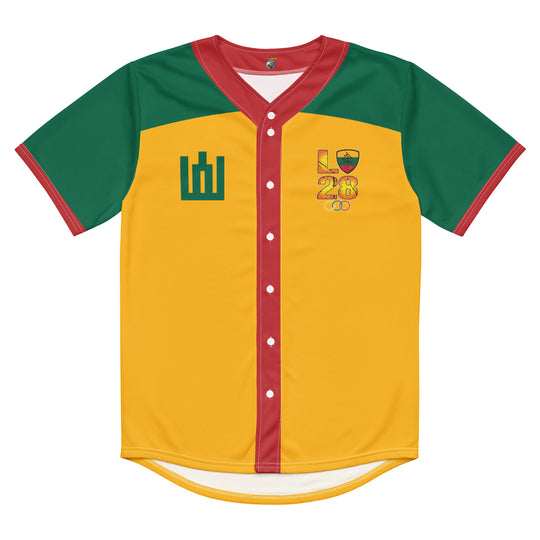 LA28 Olympics Lithuania Strong Baseball Jersey - Lithuania Strong