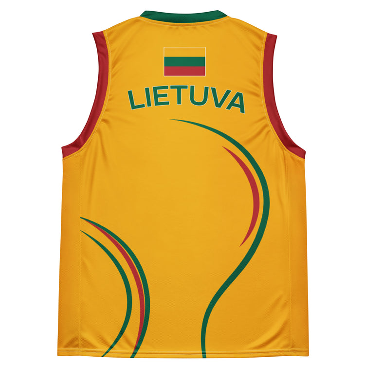 LA28 Olympics Lithuania Strong Basketball Jersey - Lithuania Strong