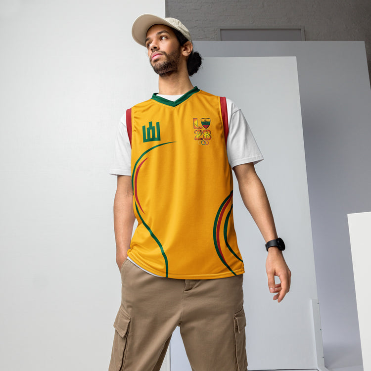 LA28 Olympics Lithuania Strong Basketball Jersey - Lithuania Strong