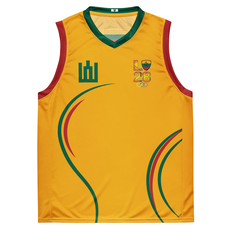 LA28 Olympics Lithuania Strong Basketball Jersey - Lithuania Strong