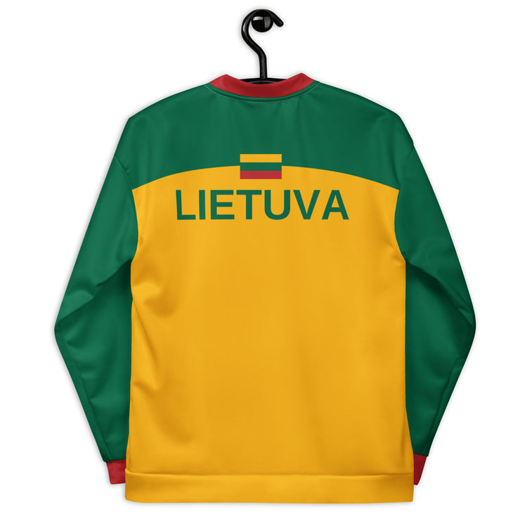 LA28 Olympics Lithuania Strong Bomber Jacket - Lithuania Strong