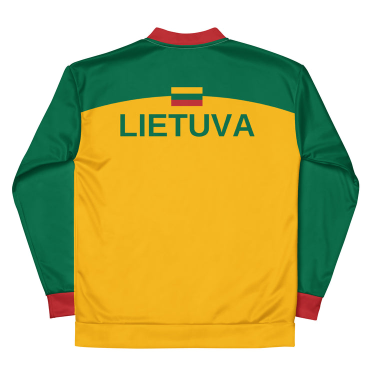 LA28 Olympics Lithuania Strong Bomber Jacket - Lithuania Strong