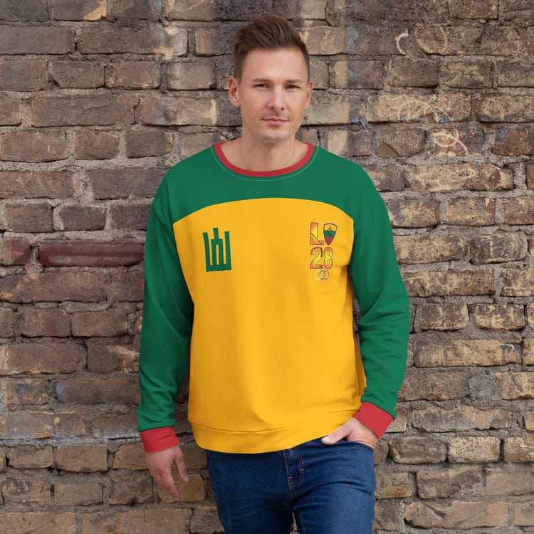 LA28 Olympics Lithuania Strong Crewneck Sweatshirt - Lithuania Strong