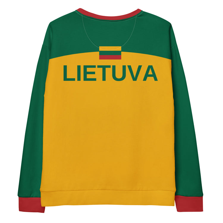 LA28 Olympics Lithuania Strong Crewneck Sweatshirt - Lithuania Strong