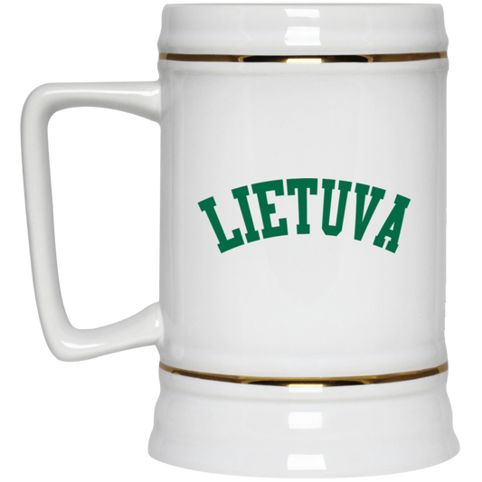 Lietuva - 22 oz. Ceramic Stein - Lithuania Strong