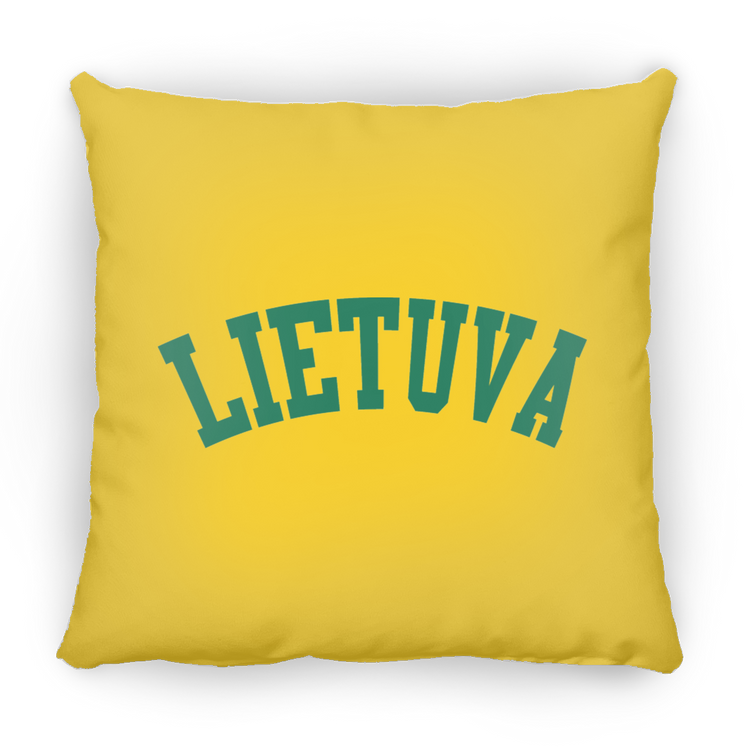 Lietuva - Large Square Pillow - Lithuania Strong